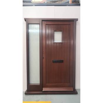 Insulated Oak Door and Frame 1380x2090mm SR11