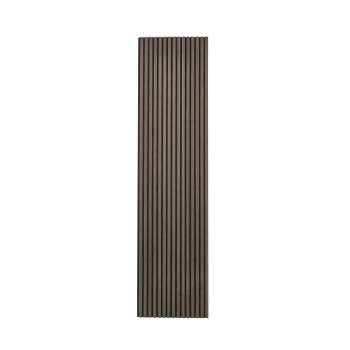 Acoustic Slat Wall Panel Smoked Oak 2400x605x22mm