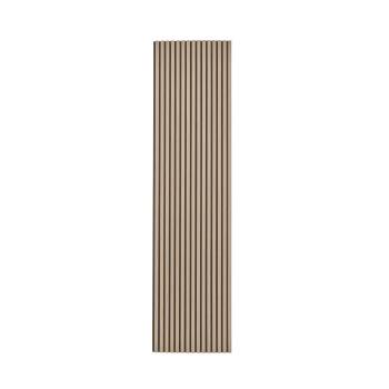 Acoustic Slat Wall Panel Walnut 2400x605x22mm