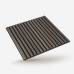Acoustic Slat Wall Panel Smoked Oak 600x605x22mm