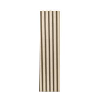 Acoustic Slat Wall Panel Light Oak 2400x605x22mm
