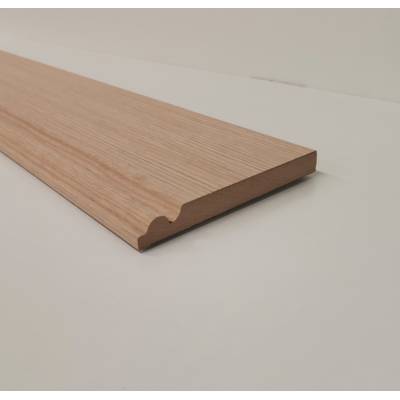 Skirting Torus White Oak American Veneered MDF 167x18mm Boar...