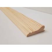2.4m 55x19mm Picture Rail Timber Pine FC167 Richard Burbidge Wooden Timber Dado