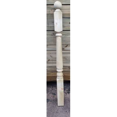 Turned Decking Newel Post Deck Wooden Timber Outdoor Garden ...