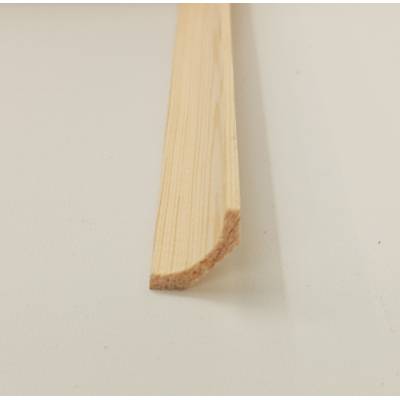 Scotia pine decorative trim moulding 15x15mm 2.4m beading wo...