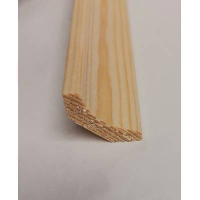 Scotia pine decorative trim moulding 21x21mm 2.4m beading wo...