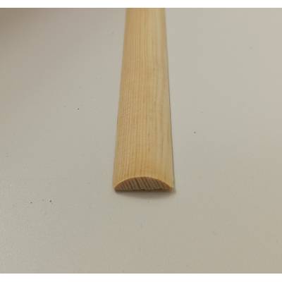 Half round decorative trim moulding 18x6mm 2.4m beading wood...