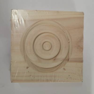 Architrave block pine 85x85x22mm door casing/frame corners w...