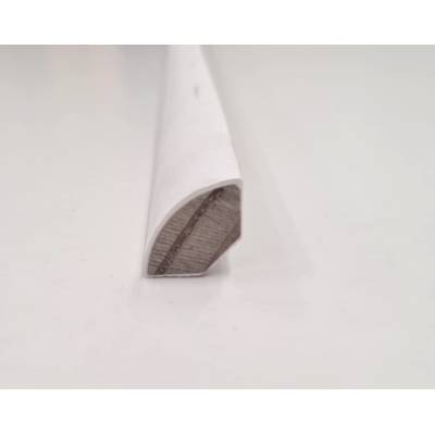 White Primed Quadrant decorative trim moulding 15x15mm 2.4m ...