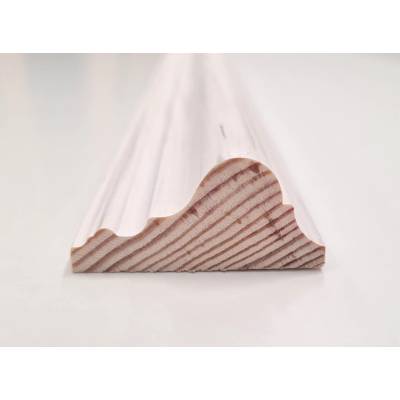 2.4m 45x21mm Dado Rail Trim White Primed softwood Wooden Tim...