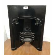 Cast Iron Insert Fire Place back 1010x745x350mm Black Surround Fireplace Inset