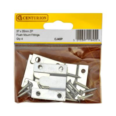36 x 35mm ZP Flush Mount Fittings (Pack of 4)...
