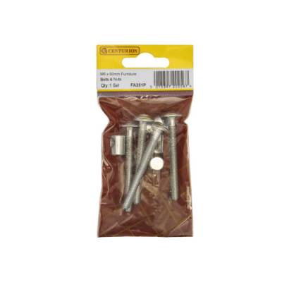M6 x 100mm Furniture Bolts & Nuts...
