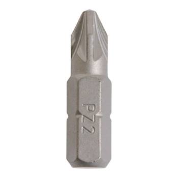 PZ2 S2 Hardened Steel Pozi Driver Bit 25mm x10