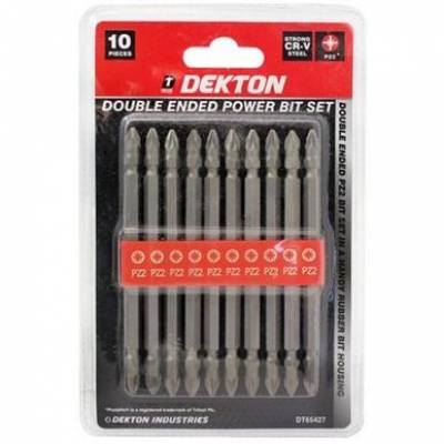 10 x PZ2 Double Ended Bit Set Pozi...