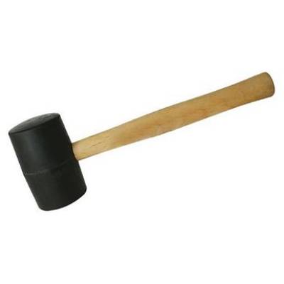Silverline Black Rubber Mallet 24oz 680g...