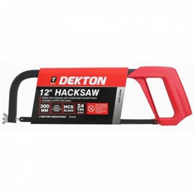 Heavy Duty Hacksaw 300mm 12" 24TPI Blade Dekton...
