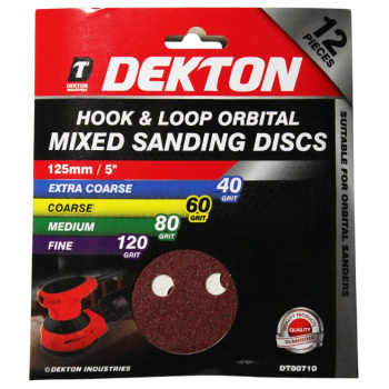 ORBITAL MIXED SANDING DISCS 125MM