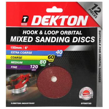 ORBITAL MIXED SANDING DISCS 150MM