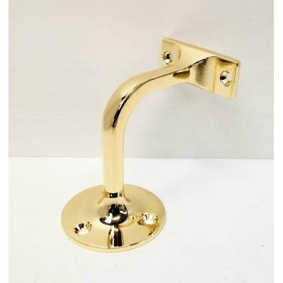 Brass Handrail Brackets Stair Banister Support Wall Rail Ric...