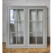 uPVC Georgian Style Flush Plastic Window Plain Casement Glazed 1165x1200mm DD30