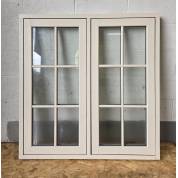 uPVC Georgian Style Flush Plastic Window Plain Casement Glazed 1165x1200mm DD31