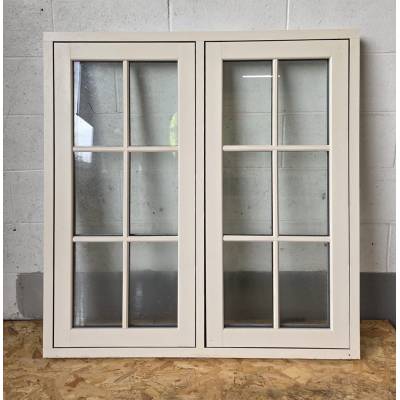 uPVC Georgian Style Flush Plastic Window Plain Casement Glaz...