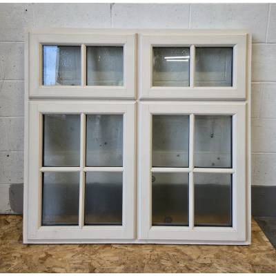  uPVC Plastic Mock Sash Window Plain Glazed 1255x1200mm DD34...