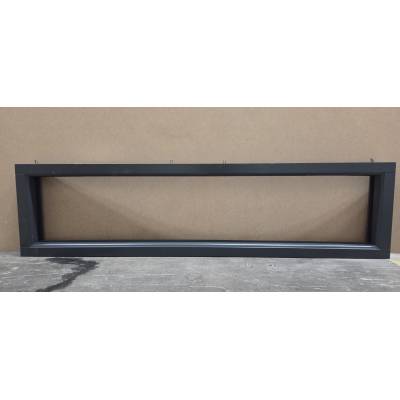 Hardwood Sapele Non-Opening Unglazed Black Window 1680x430mm...