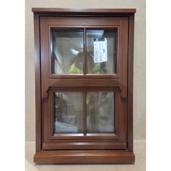 Solid Sapele Mock Sash Window 600x900mm DD11