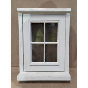 Traditional Cottage Flush Window Sapele Hardwood 450x600mm DD14