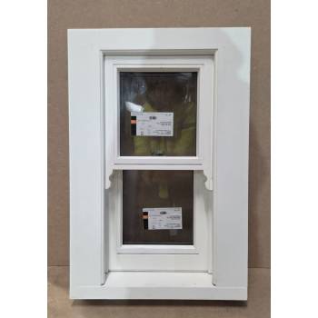 Sapele Sliding Sash Window 600x900mm DD17