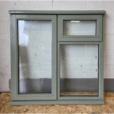 Sapele Top Side Opener Window Solid Glazed Hardwood Lead Gla...