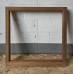 Non-Opening Unglazed Sapele Window 900x870m DD44