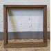Non-Opening Unglazed Sapele Window 900x870mm DD57