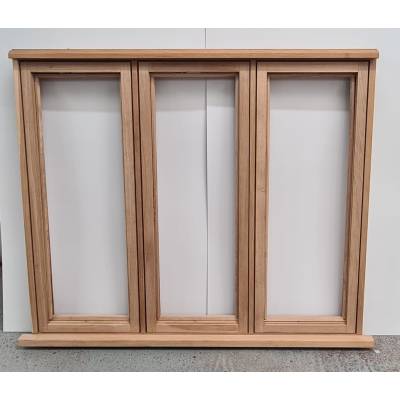 Wooden Timber Window Solid Oak Hardwood Traditional Flush Ca...