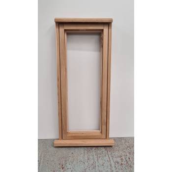 Solid Oak Casement Window 580x1370mm DD07