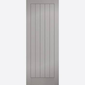 Grey Textured Vertical 5 Panel Internal Fire Door