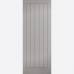 Grey Textured Vertical 5 Panel Internal Fire Door