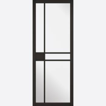 Black Primed Greenwich Glazed 5L Internal Door 