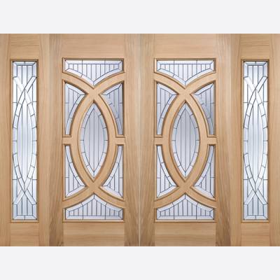 Oak Majestic External Door Wooden Timber - Door Size, HxW: ...