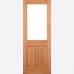 Hardwood 2XG 2 Panel (M&T) Clear Glazed External