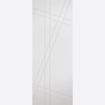 Primed Hastings Embossed White Fire Door