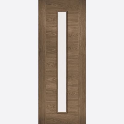Pre-finished Walnut Sofia Glazed Internal Door Wooden Timber...