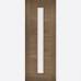 Pre-finished Walnut Sofia Glazed Internal Door