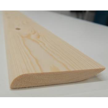 94x14mm Pine Bullnose Chamfer Skirting