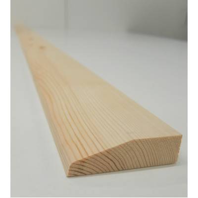  Architrave Chamfer Timber Softwood Pine Various Lengths 69x...