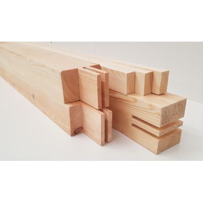 Garage Door Frame Kit 94x65mm Planed Timber Wooden Softwood ...