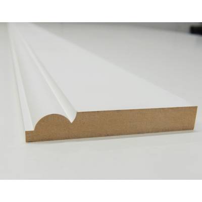  Skirting Torus MDF Board Primed Various Lengths 120x18mm - ...