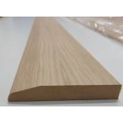 Skirting Rounded Chamfer White Oak American Veneered MDF Chamfered 119x18mm 